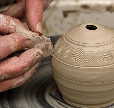 the-potters-wheel-liz-alderdice the coloring phase of pottery