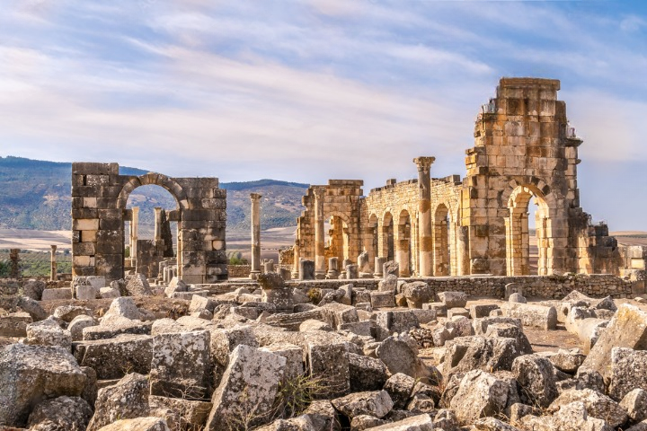 Ruins of Volubilis in Morocco